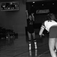 1984 Women's Basketball Action, EOSC vs. Whitman 20