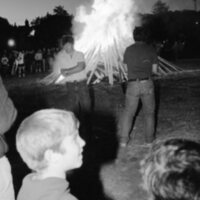 1987 Homecoming Bonfire 07