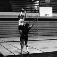 1982 Women's Basketball, EOSC vs. Judson Baptist College, Action 02