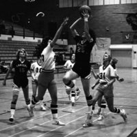 1981 Women's Basketball, EOSC vs. Northwest Nazarene College 01