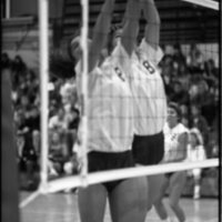 1991 Volleyball Action, Northwest Nazarene College at EOSC 09
