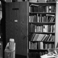 1978 Employee, Ralph Lewis' Office in Disarray 03