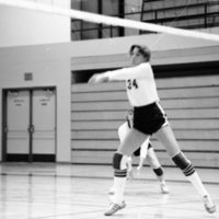1980 Women's Volleyball Action 11