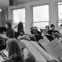 1975 Choir, Christmas Concert Practice 06