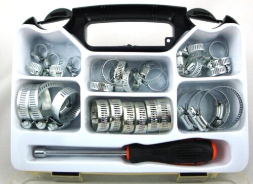 HOSE CLAMP SET 35pc STAINLESS STEEL 8-44mm – TOOLZONE KDPHW039