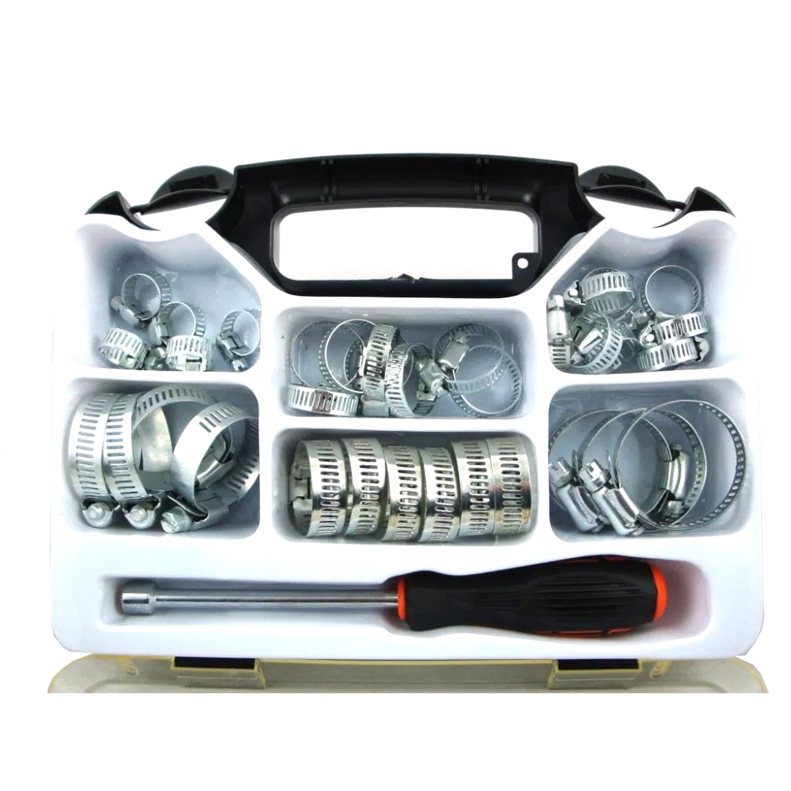 HOSE CLAMP SET 35pc STAINLESS STEEL 8-44mm - TOOLZONE KDPHW039 - Image 6