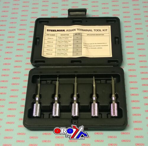 CONNECTOR PIN TOOLS SET/5, K&L 35-9555 ASIAN TERMINAL KIT, KL35-9555