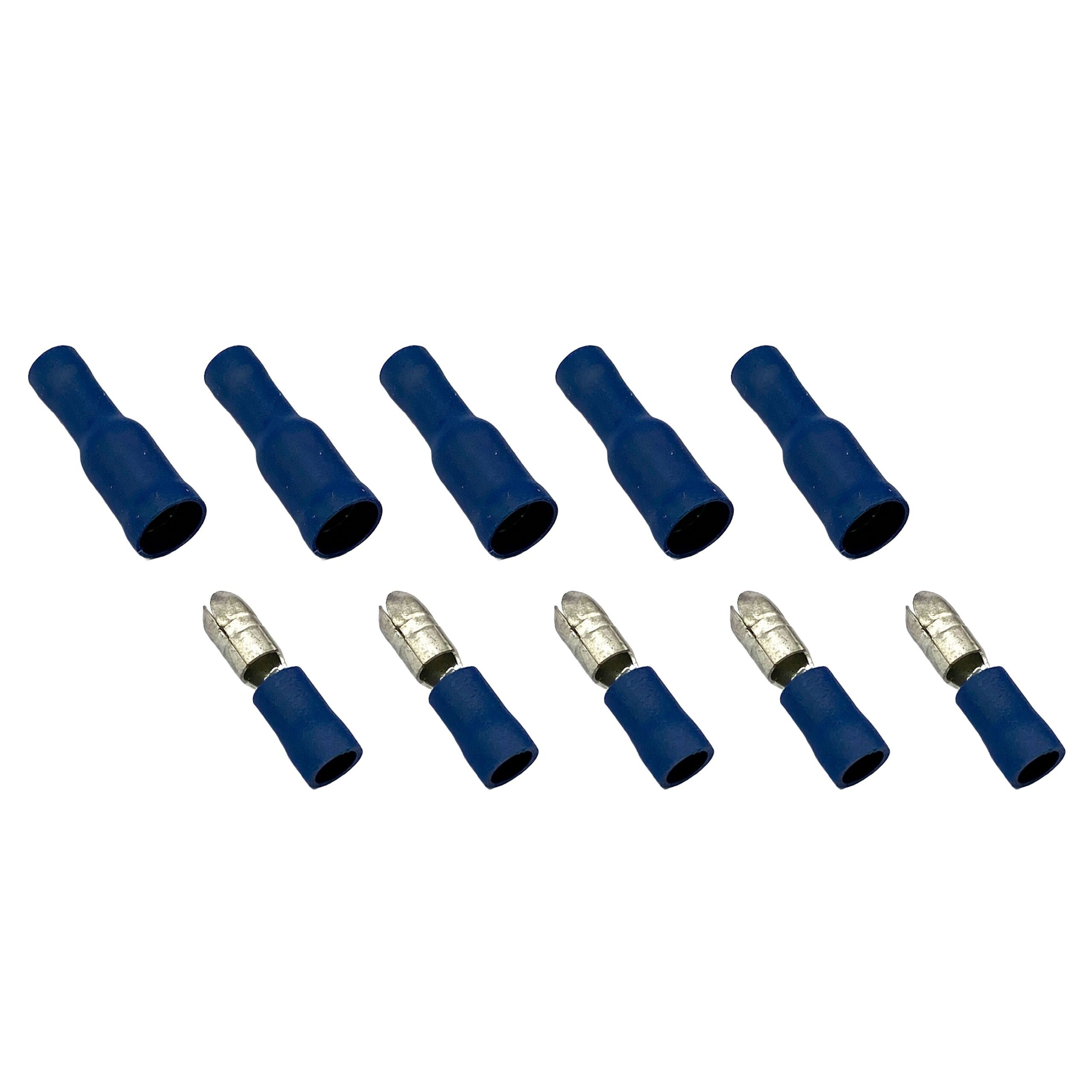 TERMINAL BLUE BULLETS 5 PAIRS