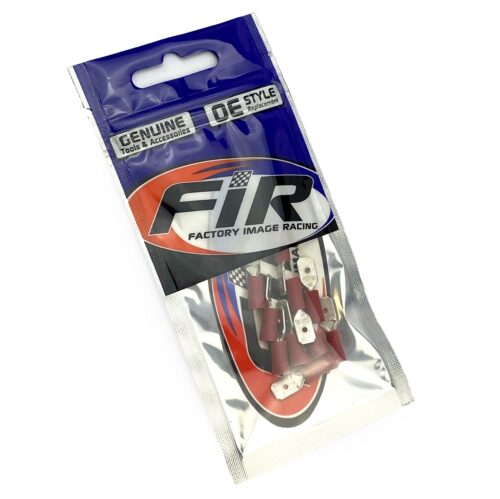 TERMINAL RED SPADE MALEPK10, PACK OF 10 / T6.3mm