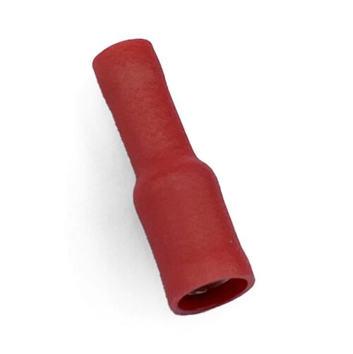 TERMINAL RED FEMALE BULLET M4, PACK OF 100