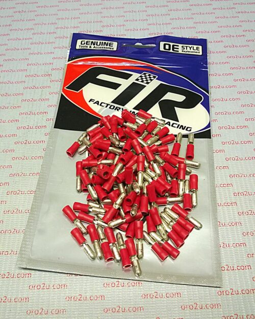 TERMINAL RED MALE BULLET, PACK OF 100 / WT63