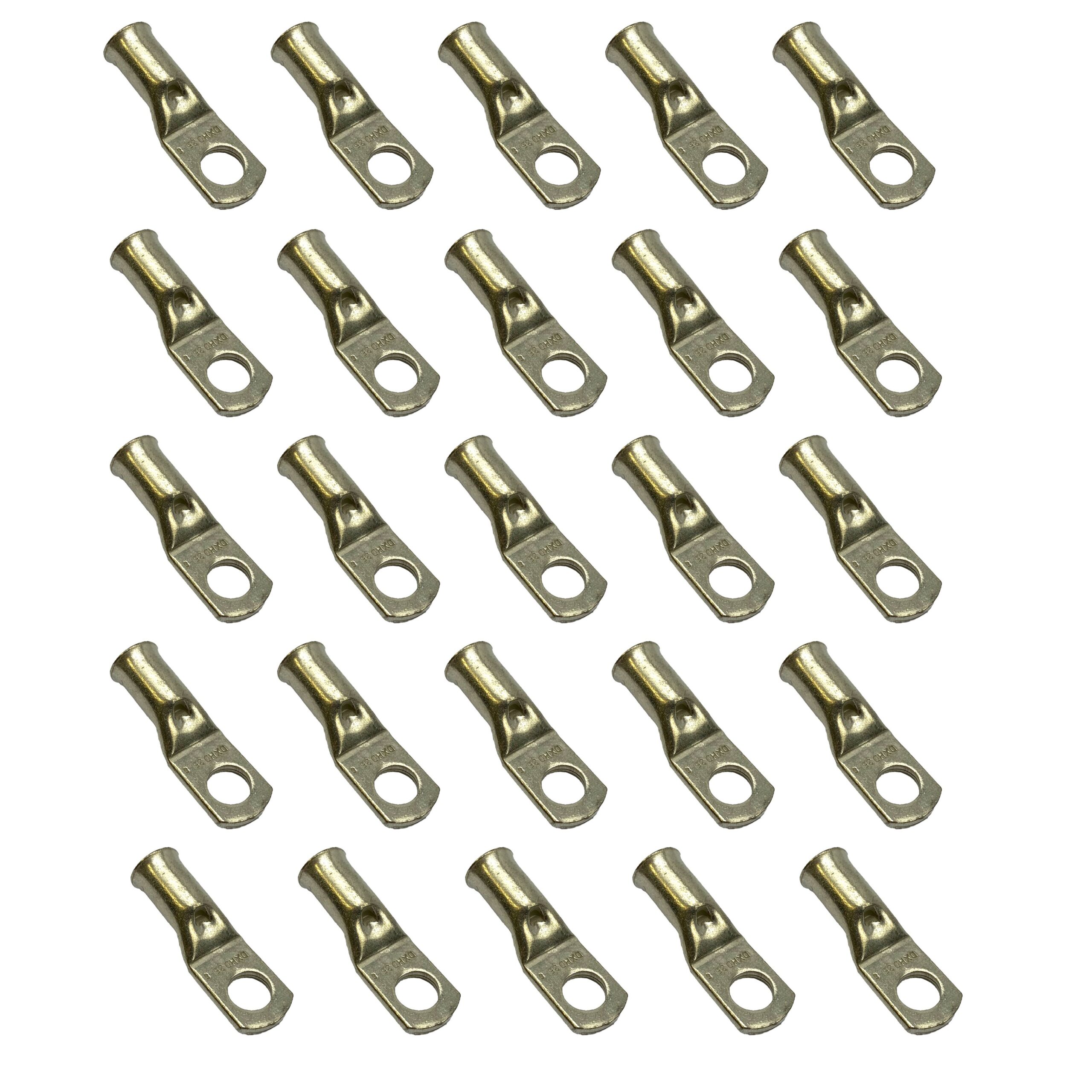 TRADE PACK 25 / 8mm RING TERMINAL COPPER 25mm2, TO SUIT CABLE OD 5.6mm - Image 4