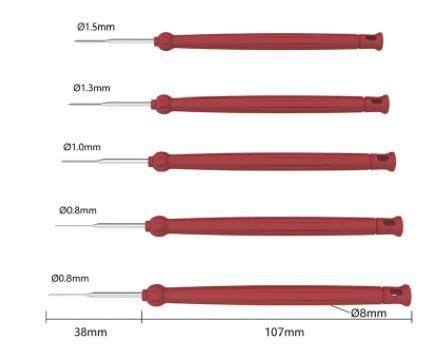 CONNECTOR PIN TOOL 5pcs., Terminal Removal Cable Wire Dismount tool