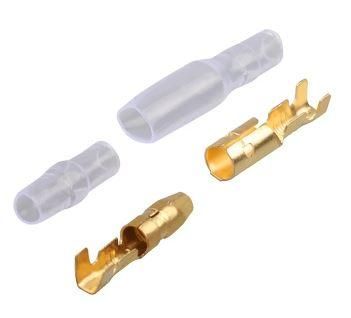 TERMINAL KIT 4mm PACK100 SETS ELECTRICAL WIRE CONNECTORS