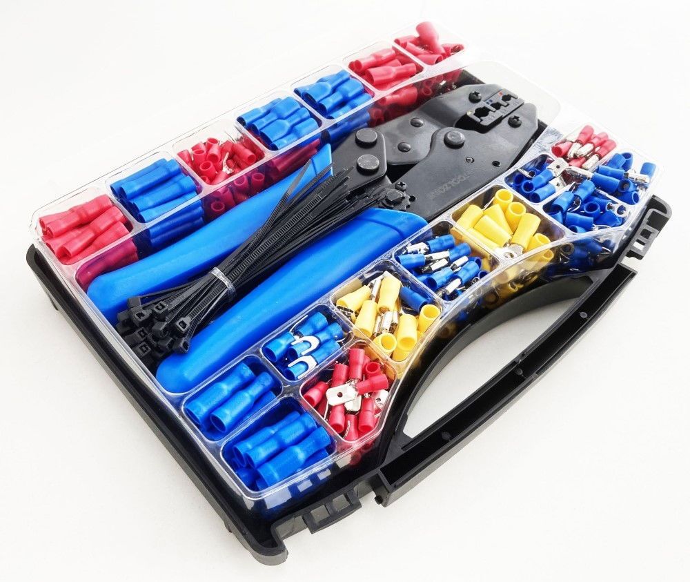 CRIMPING TOOL SET 552PC WITH INSULATED TERMINALS AND ACCESSORIES - TOOLZONE KDPPL130 - Image 5