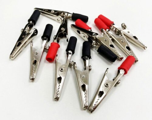 ALLIGATOR CLIPS 12PC 2″ INSULATED PVC HANDLES – TOOLZONE KDPEL075