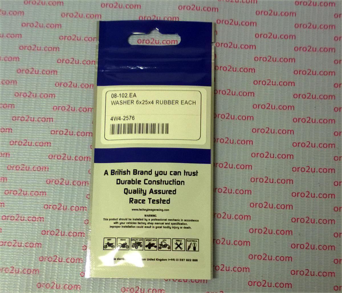 WASHER 6x25x4 RUBBER EACH - Image 4