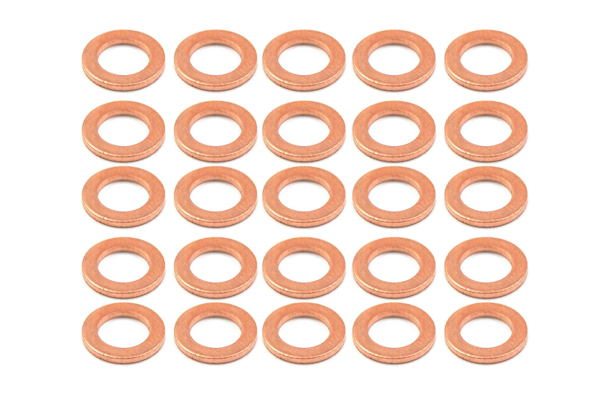 COPPER WASHER M6 PK OF 25, SIZE ID6 x OD10 x W1.00mm - Image 3