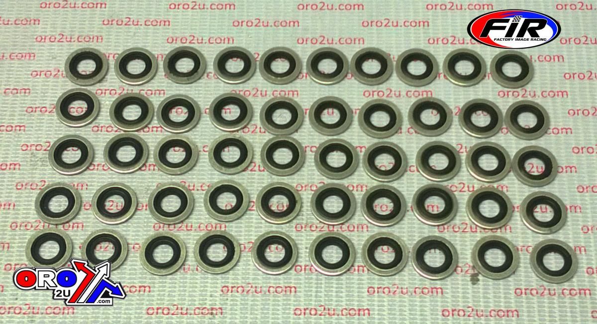 BONDED SEALING WASHER M8 PK50, M8x14x1mm / SELF CENTERING - Image 4