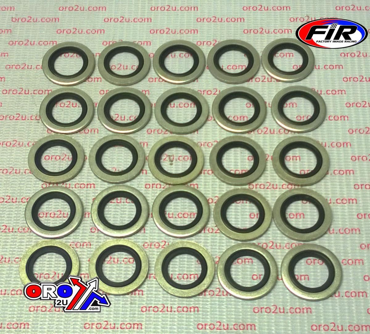 BONDED SEALING WASHER M16 PK25, M16x24x1.5mm / SELF CENTERING