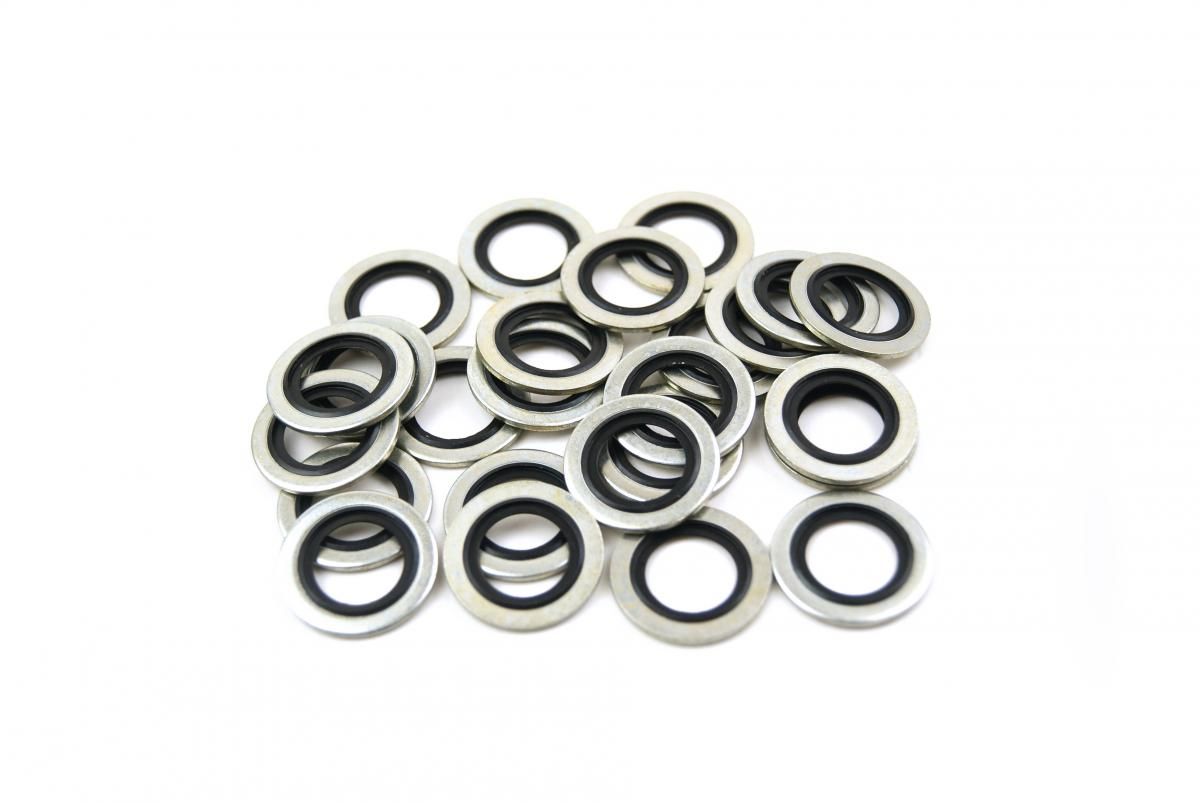 BONDED SEALING WASHER M16 PK25, M16x24x1.5mm / SELF CENTERING - Image 4