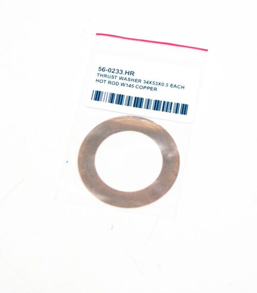 THRUST WASHER 34X53X0.5 EACH, HOT ROD W145 COPPER