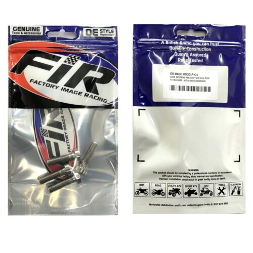 GR5 SCREW M8X30 TORX45 PK4, TITANIUM – KTM 0035080306S