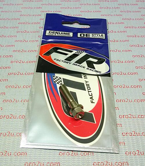 TITANIUM GR5 BOLT M6 x 25mm EACH, FLANGE OD: 11mm / HEX SIZE: 8mm, /