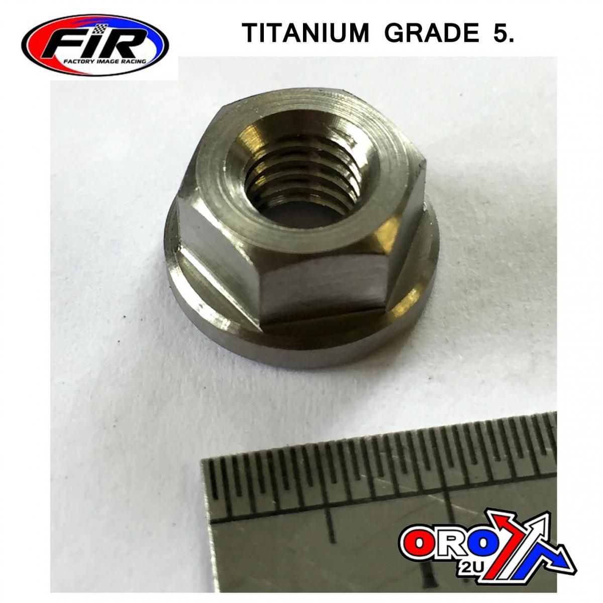 TITANIUM M6X1.00mm FLANGE NUT, TITANIUM GRADE 5 / EACH - Image 6