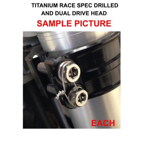 TITANIUM BOLT M8x40mmEACH, GRADE 5 / RACE SPEC DUALDRIVE, / KTM RE: 25080406