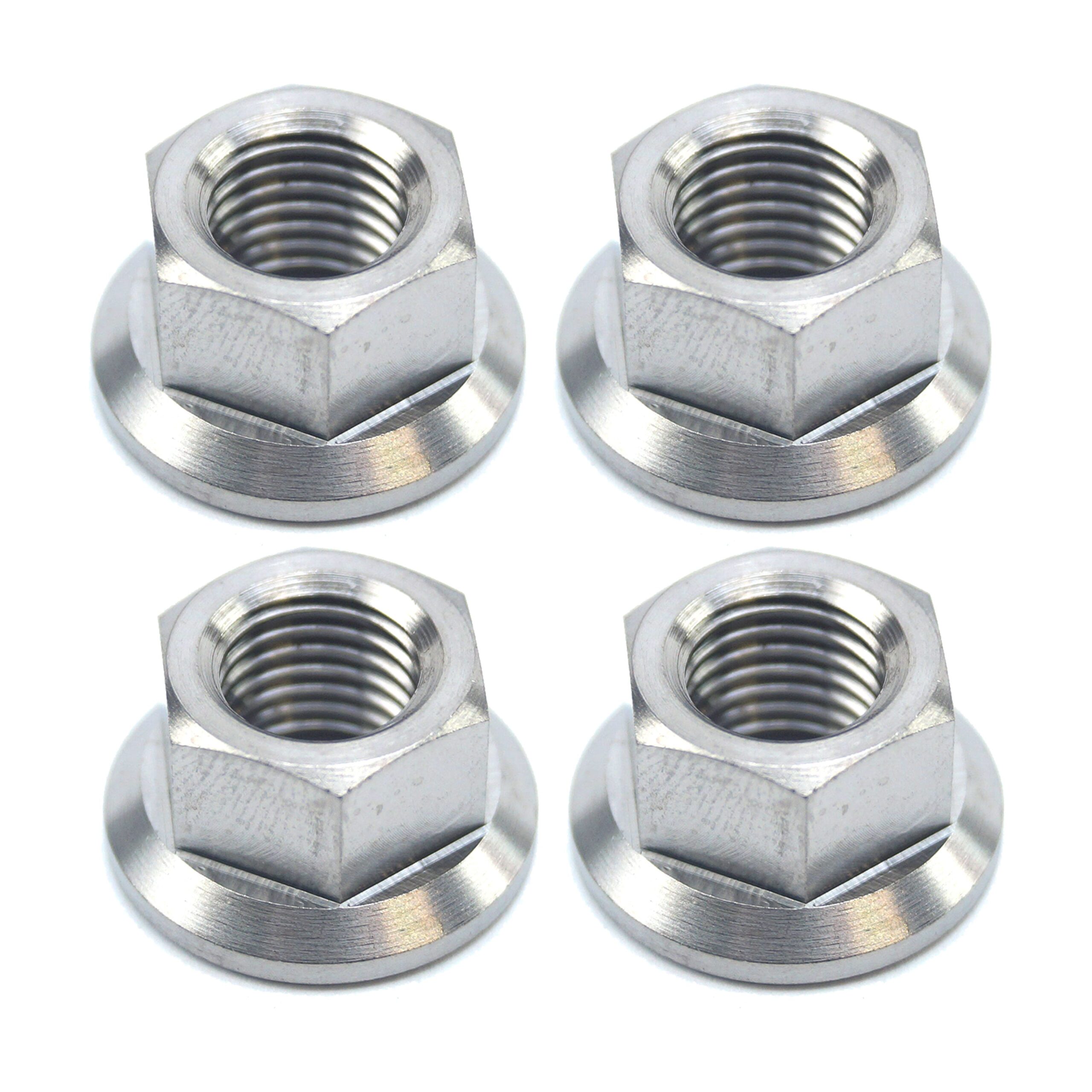 TITANIUM GR5 M10X1.25mm FLANGE NUT, 92015-077 92015-1415 / PK OF 4, REF 83-577