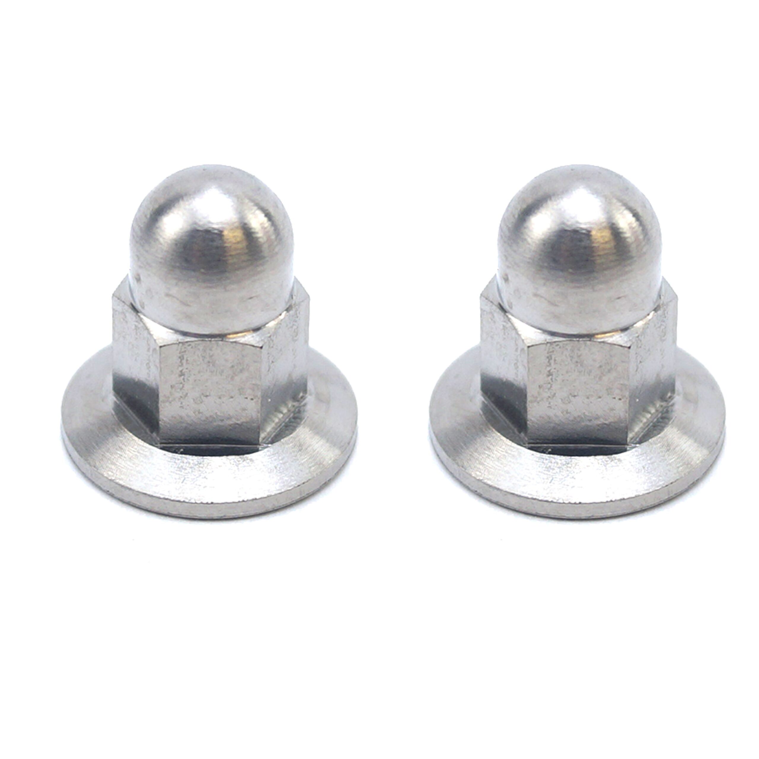 TITANIUM GR5 M6X1.00mm FLANGE NUT, DOME FLANGE NUT / PK2