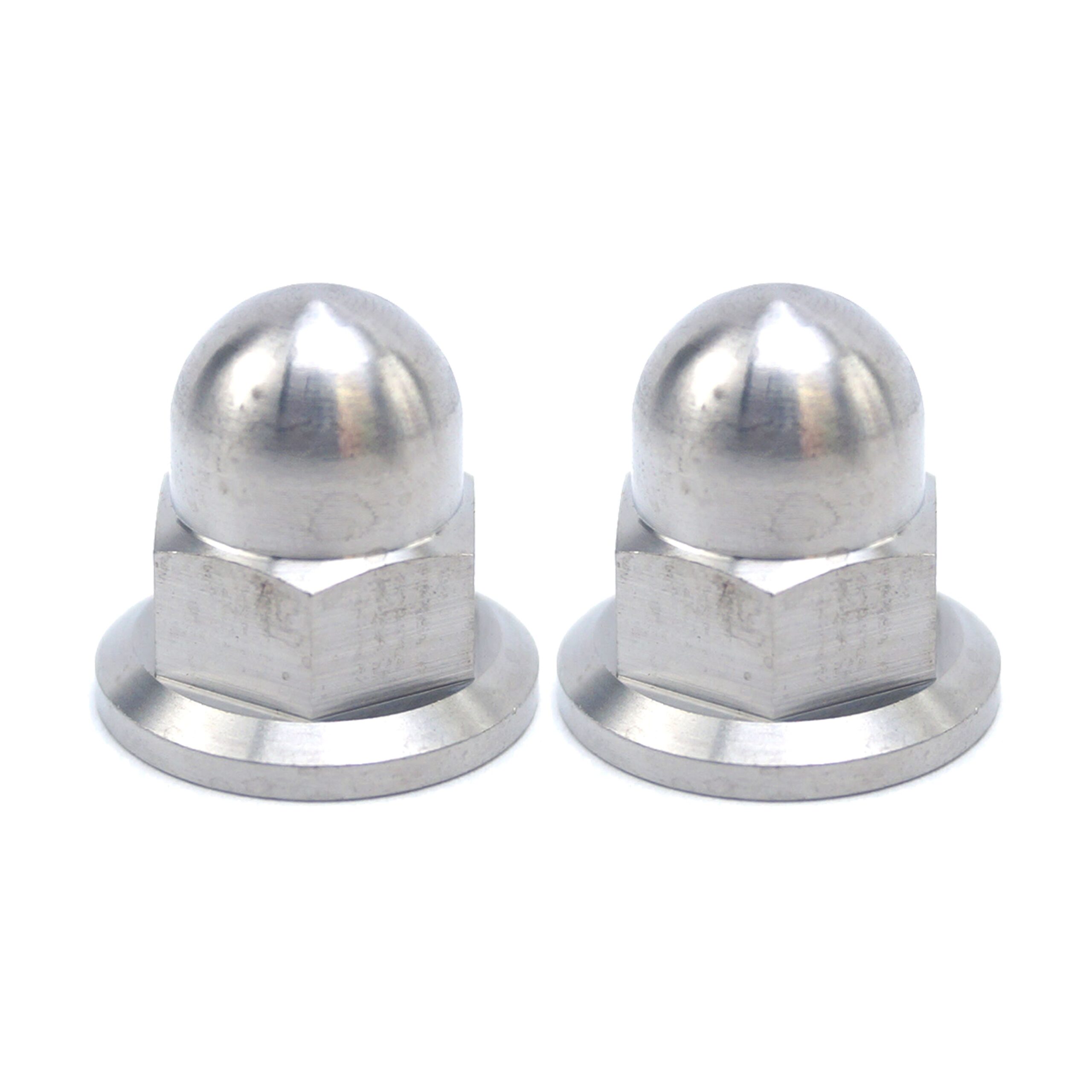 TITANIUM GR5 M8X1.25mm FLANGE NUT, DOME FLANGE NUT / PK2
