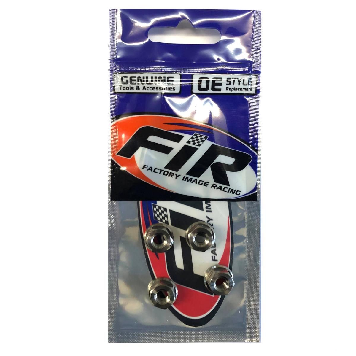 TITANIUM M6X1.00mm FLANGE NUT, TITANIUM GRADE 5 / PACK OF 4 - Image 3