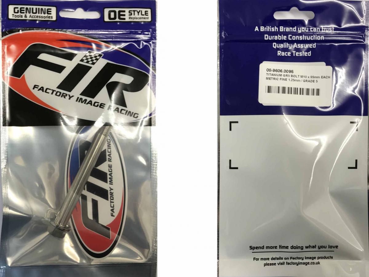 TITANIUM GR5 BOLT M10 x 95mm EACH, METRIC FINE 1.25mm / GRADE 5 - Image 4