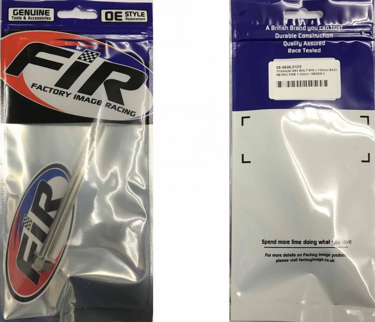 TITANIUM GR5 BOLT M10 x 125mm EACH, METRIC FINE 1.25mm / GRADE 5 - Image 4