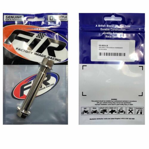 GR5 BOLT M14x92mm KAWASAKI, 92153-0429 & 92015-1401 EACH, TITANIUM FACTROY IMAGE RACING
