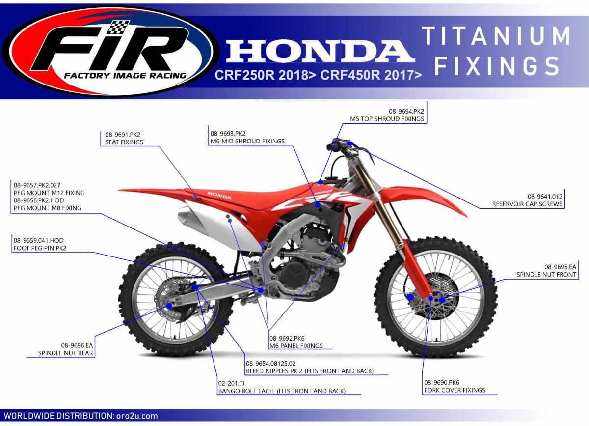 M8 SEAT BOLTS HONDA PK 2, TITANIUM GRADE 5 / OEM REF:90121-MKE-A00 - Image 6