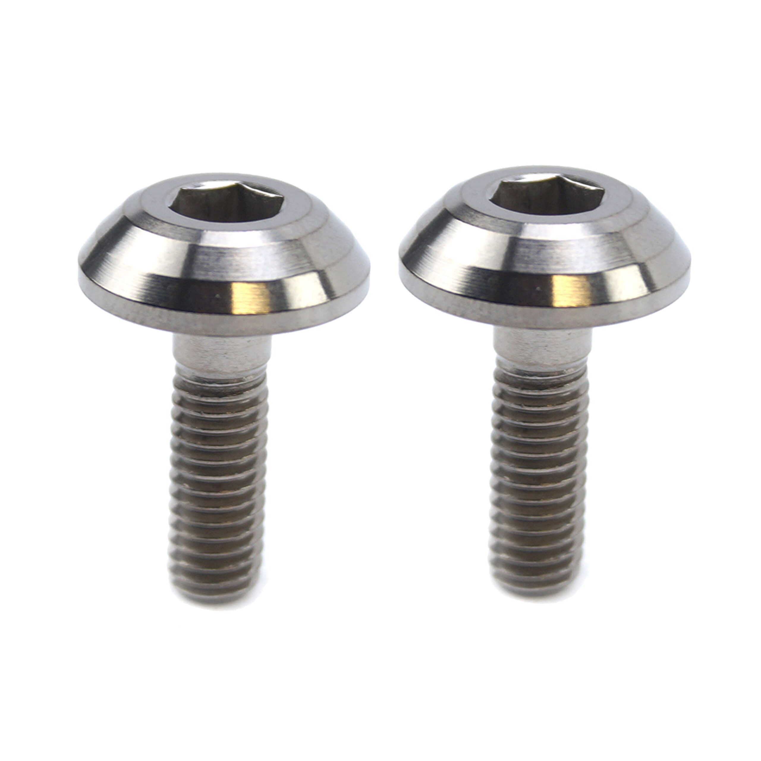 TITANIUM GR5 PANEL BOLT M6X20mm, PACK OF 2 / METRIC COARSE - Image 3