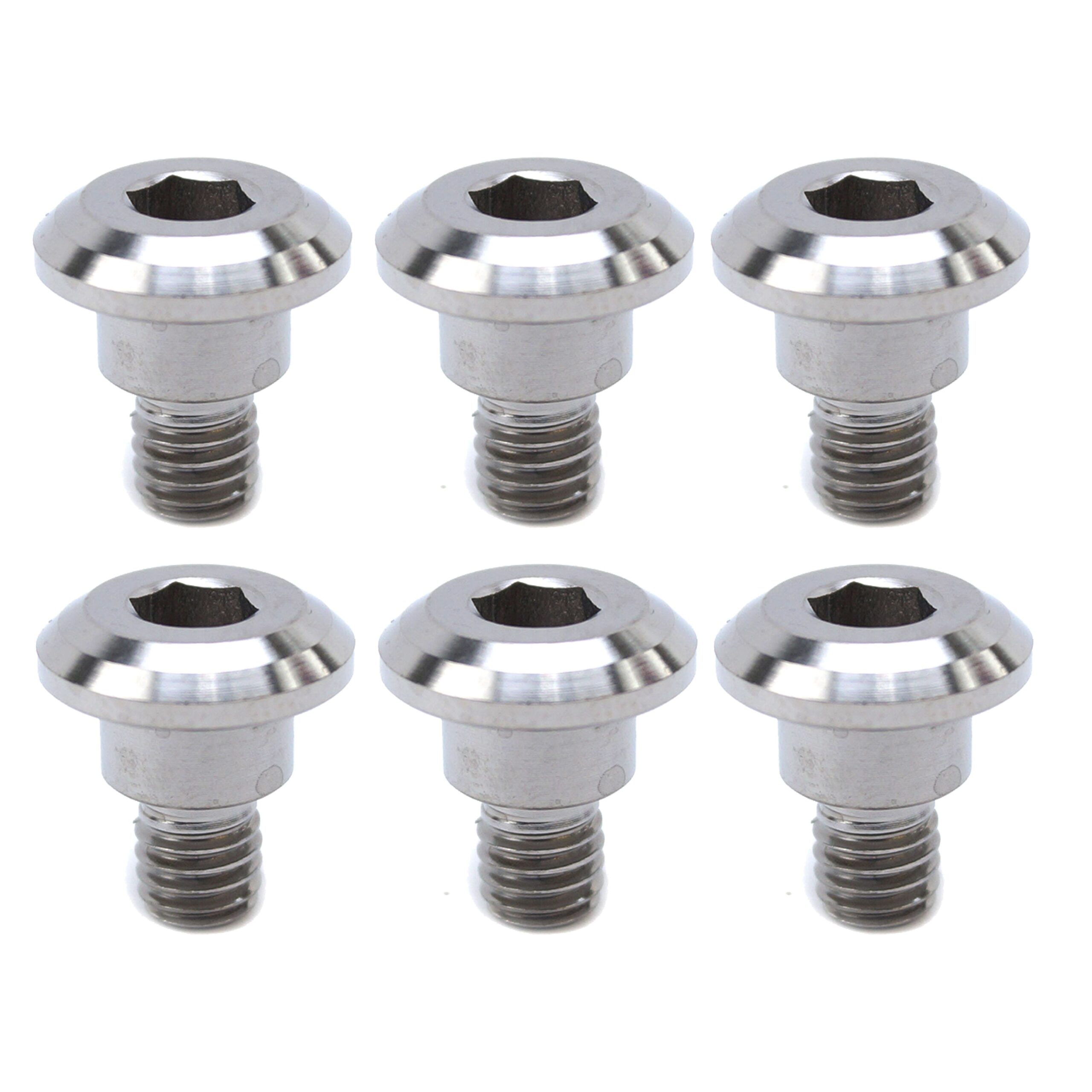 FORK COVER BOLTS KTM SET OF 6, TITANIUM GRADE 5 / OEM PART NO: 59001092050
