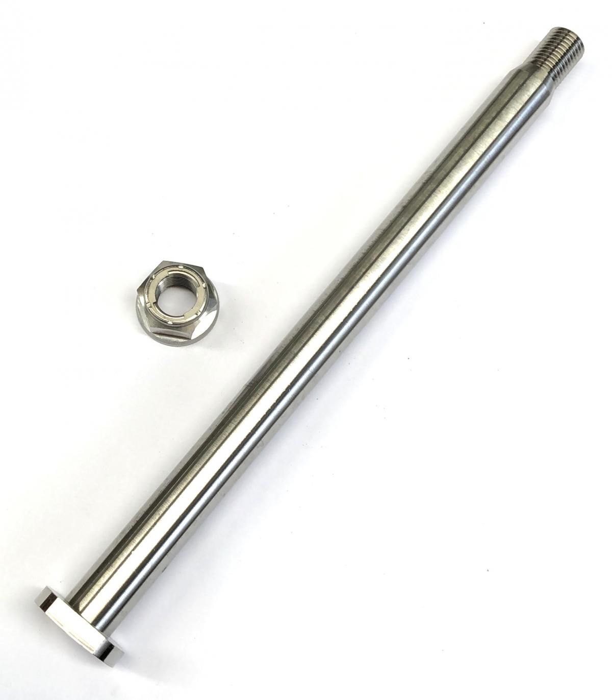 GR5 HONDA SWING ARM PIN & NUT, Ti-GR5 INSERT / M14x1.50mm / EACH, 52101-KZ4-J40 / 90305-KZ3-B01 - Image 2