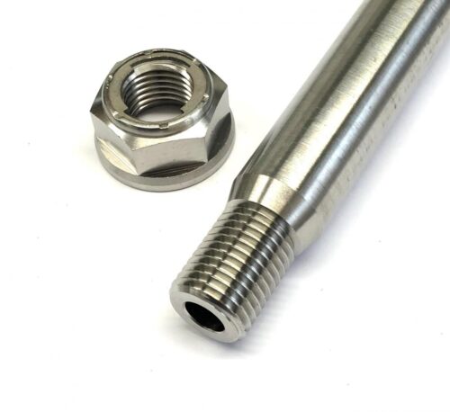 GR5 HONDA SWING ARM PIN & NUT, Ti-GR5 INSERT / M14x1.50mm / EACH, 52101-KZ4-J40 / 90305-KZ3-B01