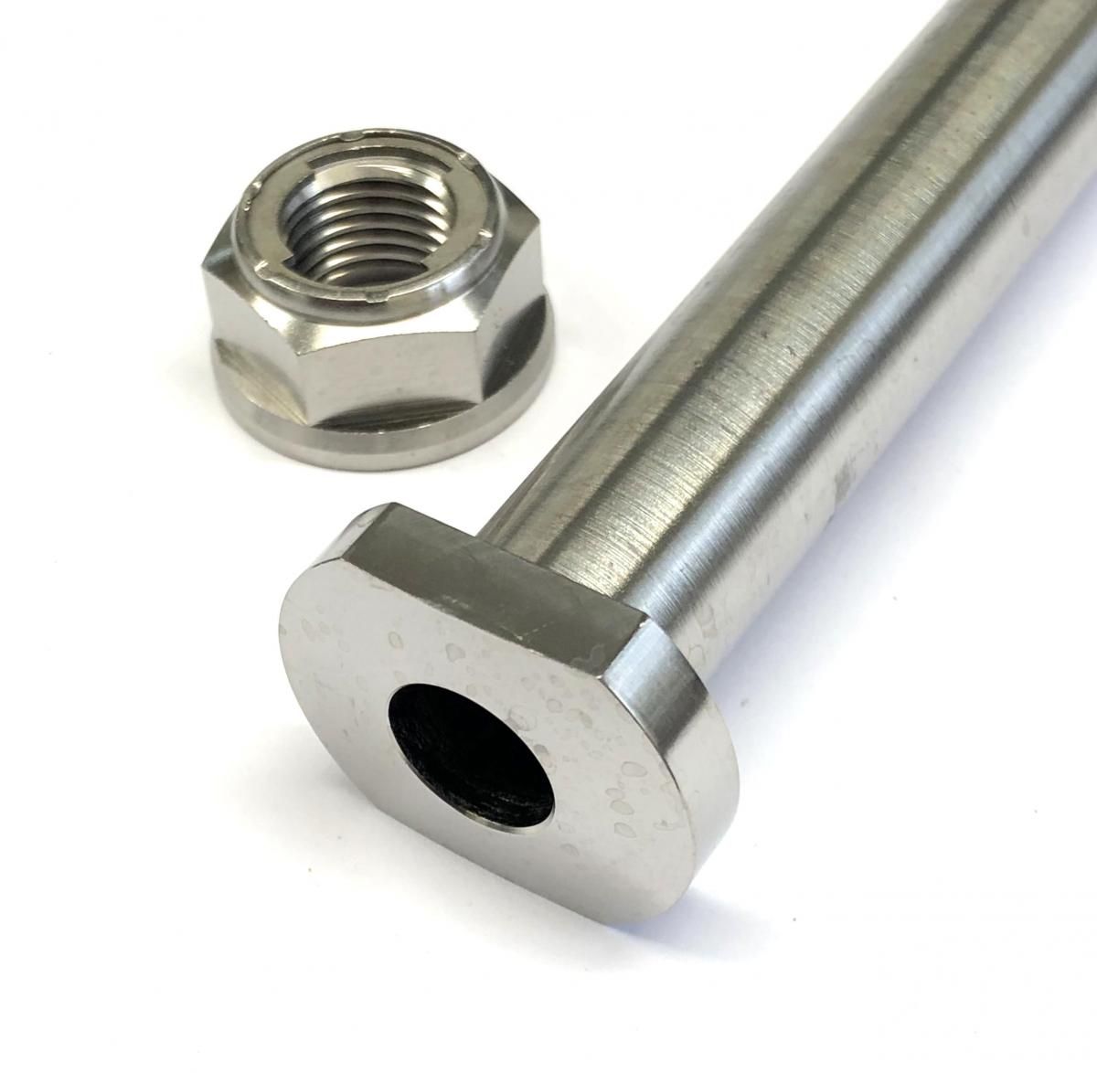 GR5 HONDA SWING ARM PIN & NUT, Ti-GR5 INSERT / M14x1.50mm / EACH, 52101-KZ4-J40 / 90305-KZ3-B01 - Image 3