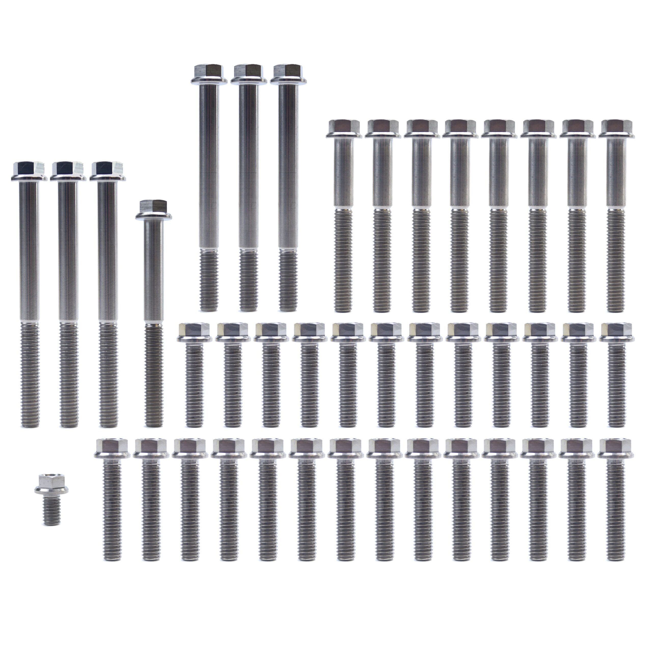 YAMAHA YZ 250 TITANIUM ENGINE BOLT KIT, KIT SIZE 43 BOLTS !!! MADE TO ORDER !!!