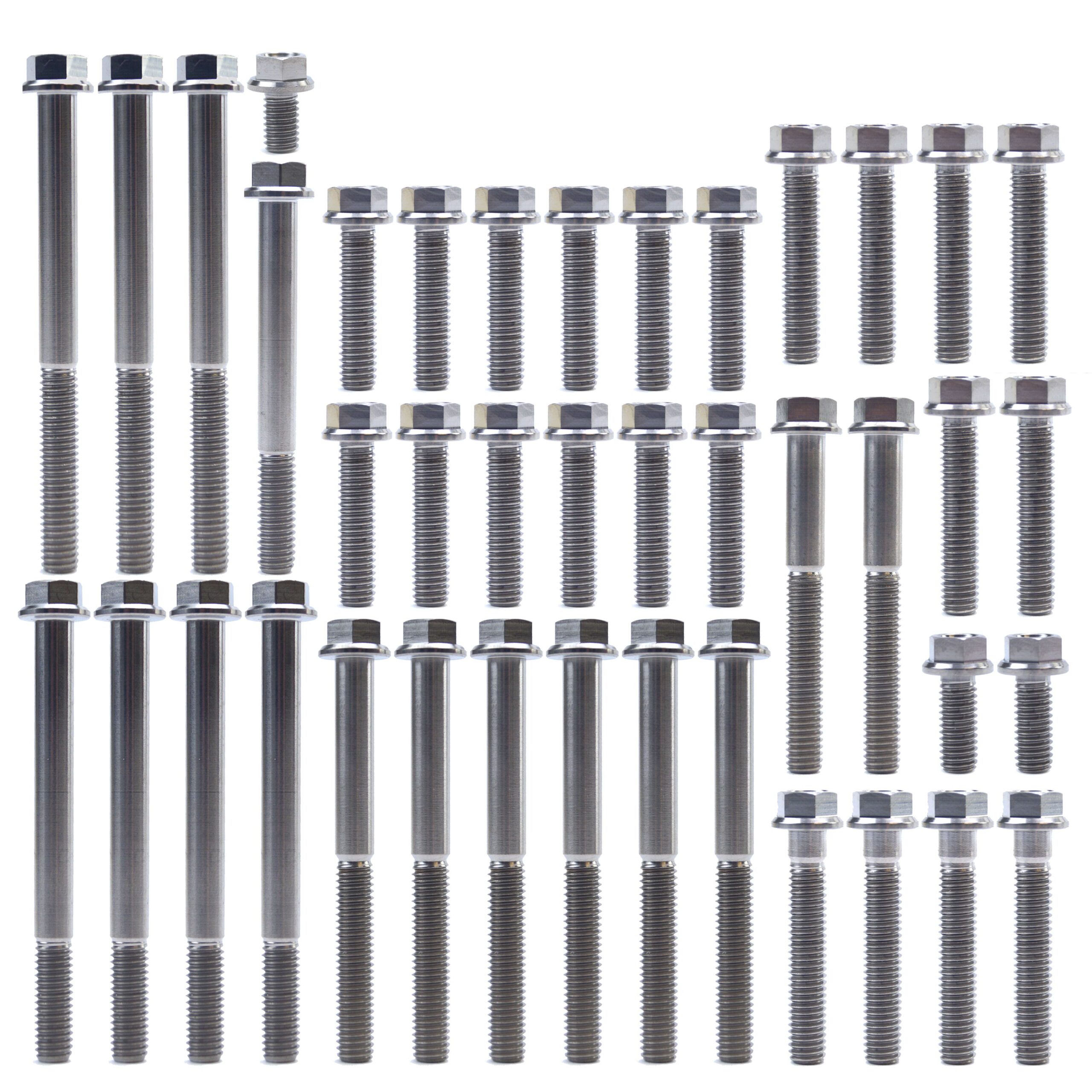 KAWASAKI KX 250 F TITANIUM ENGINE BOLT KIT, KIT SIZE 42 BOLTS !!! MADE TO ORDER !!!
