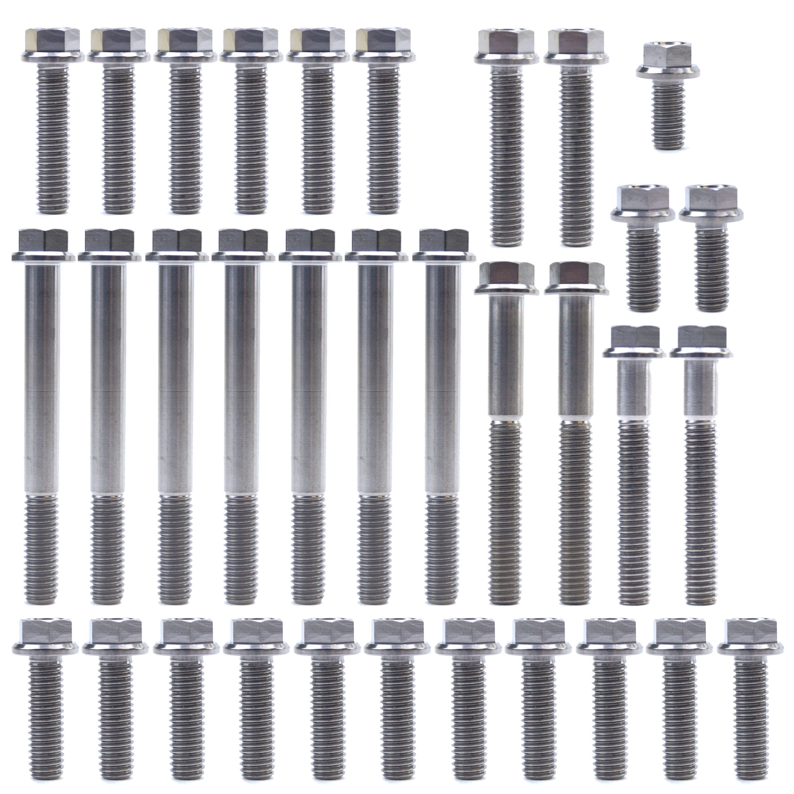 KTM HUQ 65 TITANIUM ENGINE BOLT KIT, KIT SIZE 33 BOLTS !!! MADE TO ORDER !!!