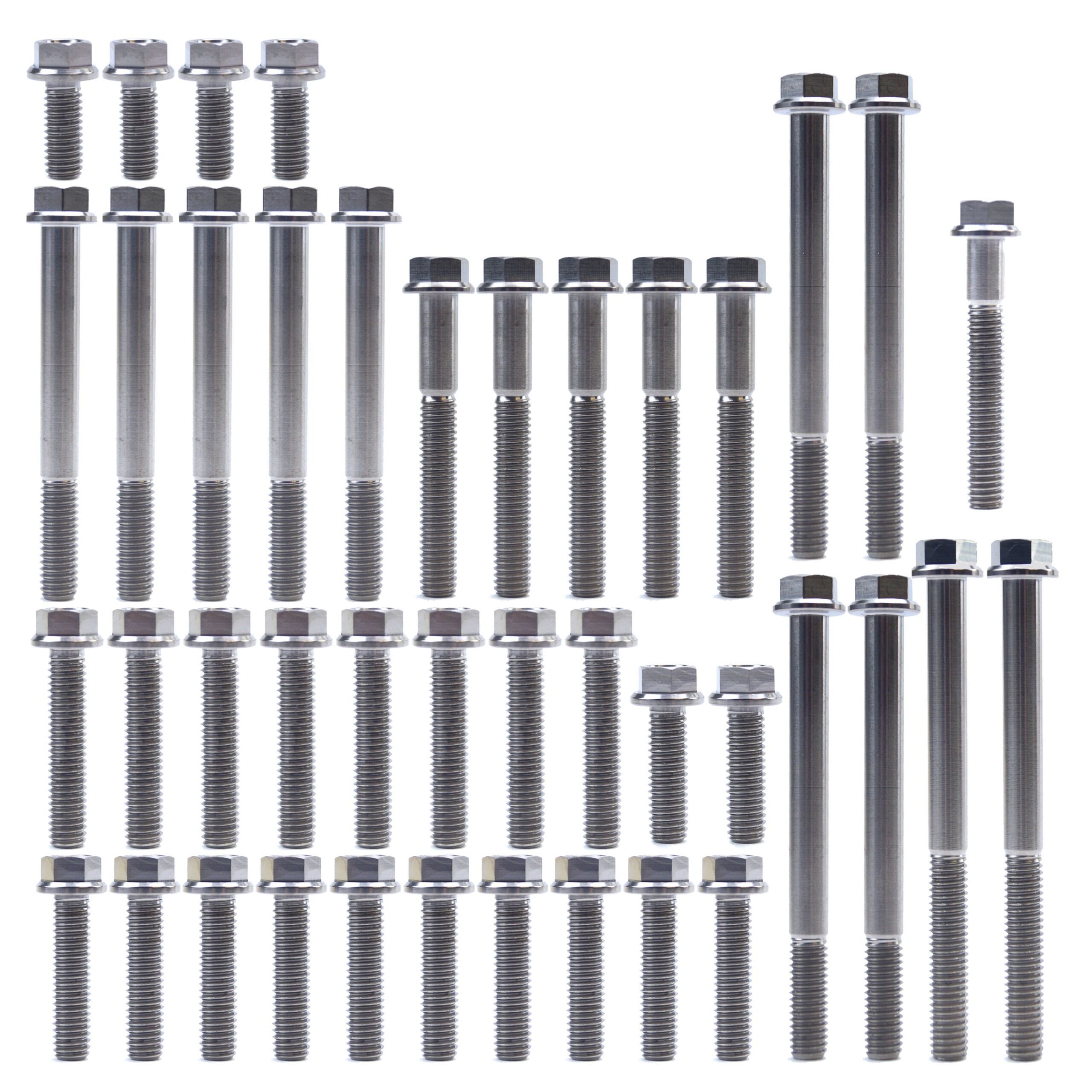 KTM HUQ 250/350 TITANIUM ENGINE BOLT KIT, KIT SIZE 41 BOLTS - Image 2