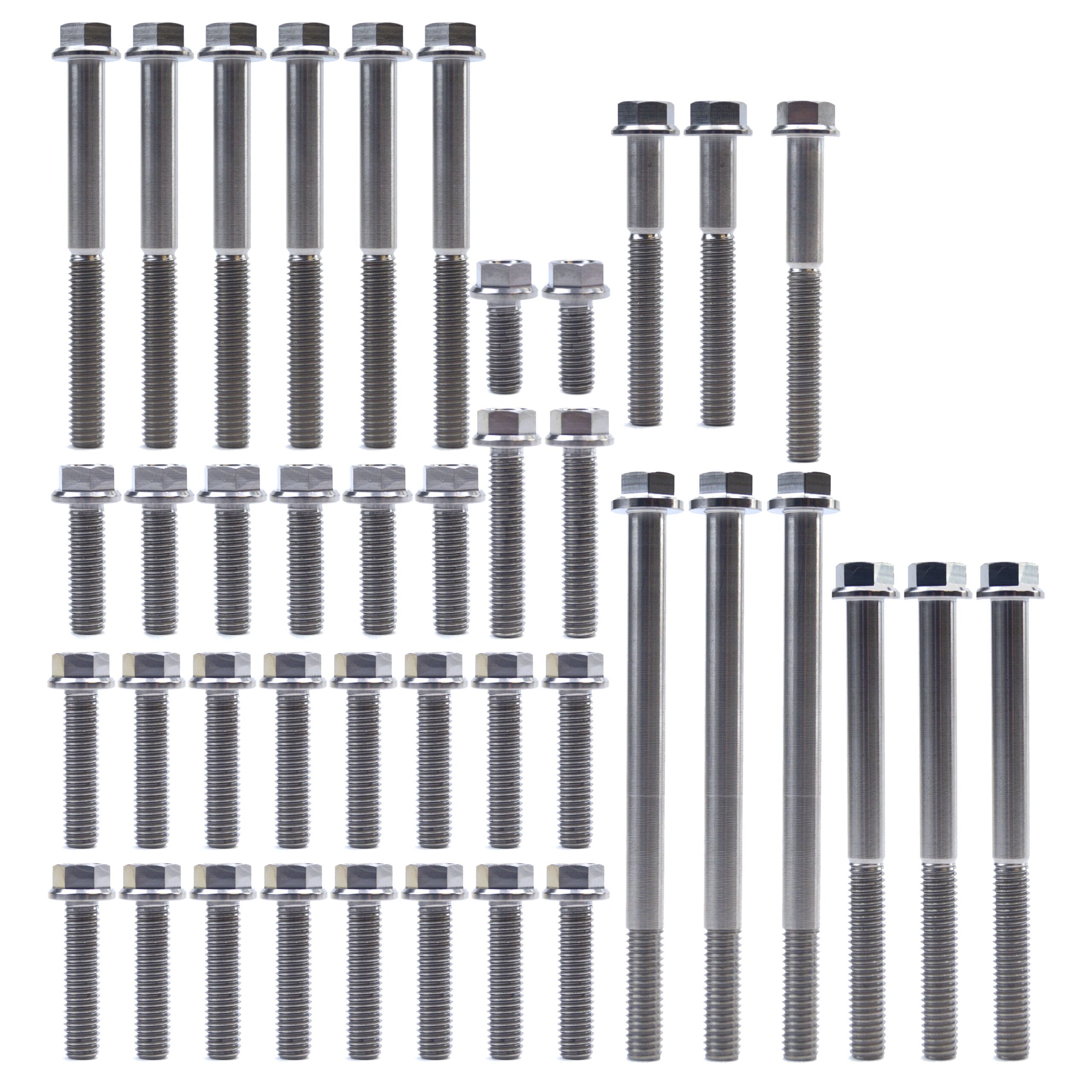 KTM HUQ 450 TITANIUM ENGINE BOLT KIT, KIT SIZE 41 BOLTS !!! MADE TO ORDER !!!