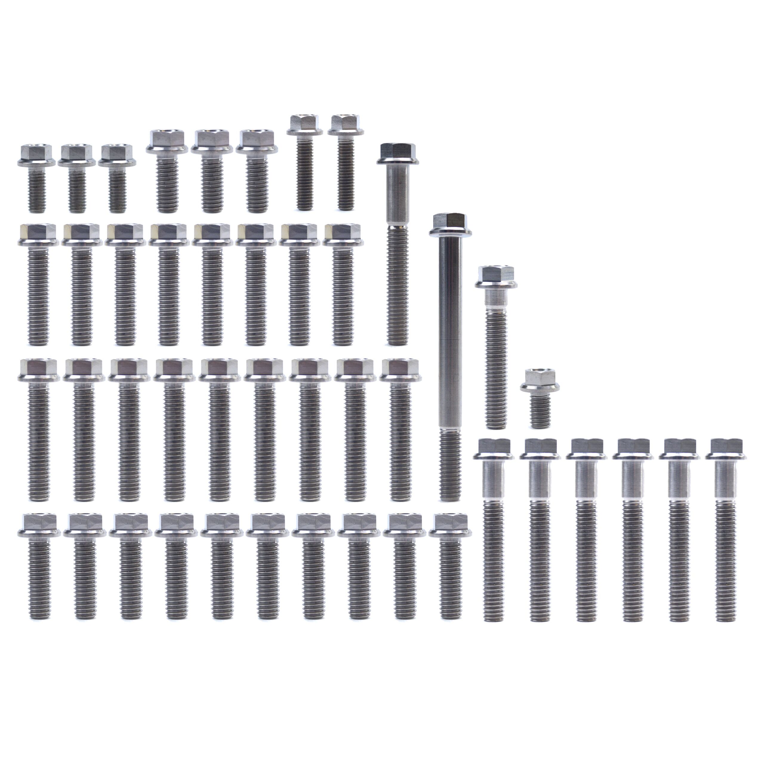 ENGINE BOLT KIT KTM HUSQ 85, KIT SIZE 45 BOLTS !!! MADE TO ORDER !!! TITANIUM BOLT KIT