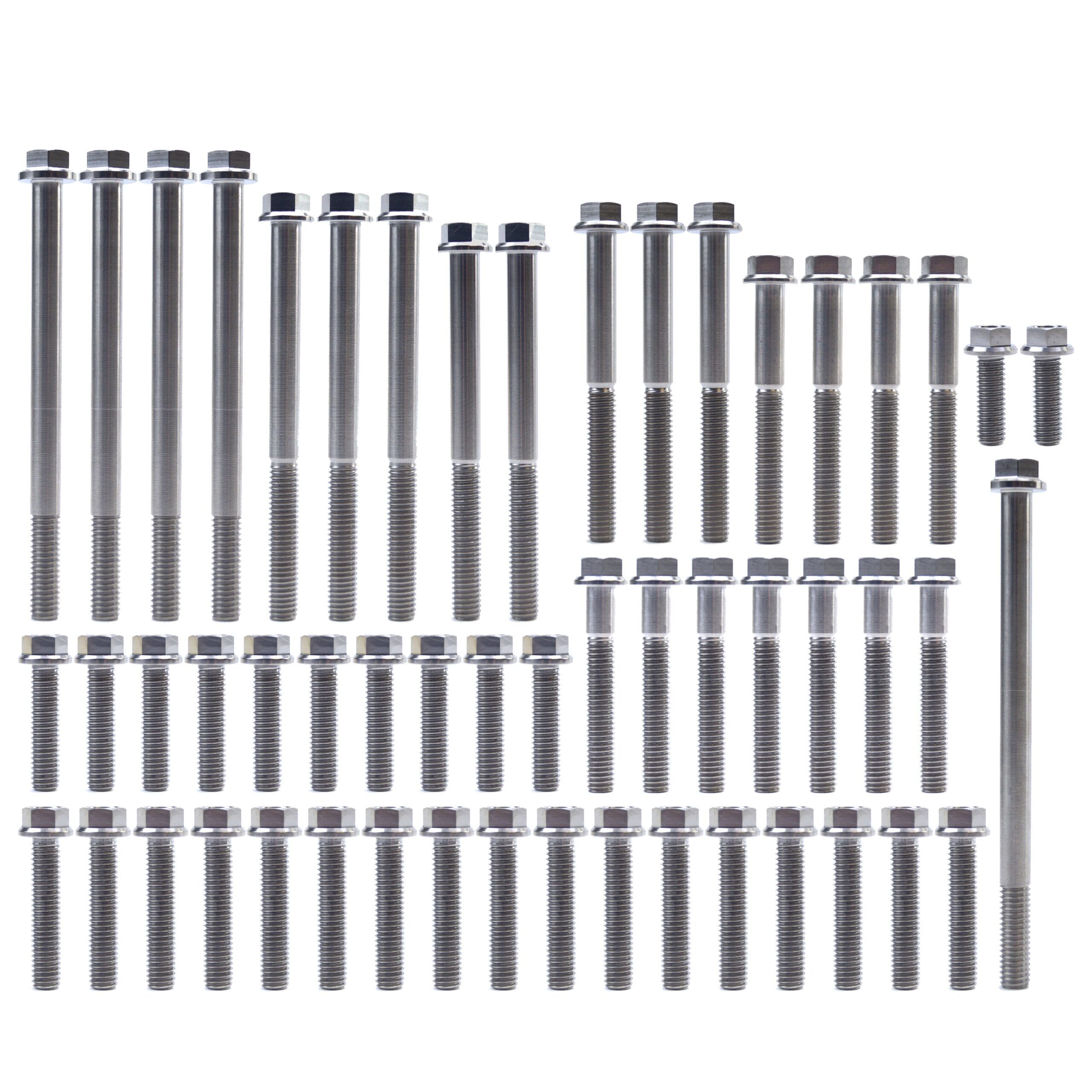 ENGINE BOLT KIT CR 125 R 90-07, KIT SIZE 53 BOLTS !!! MADE TO ORDER !!! TITANIUM BOLT KIT - Image 3